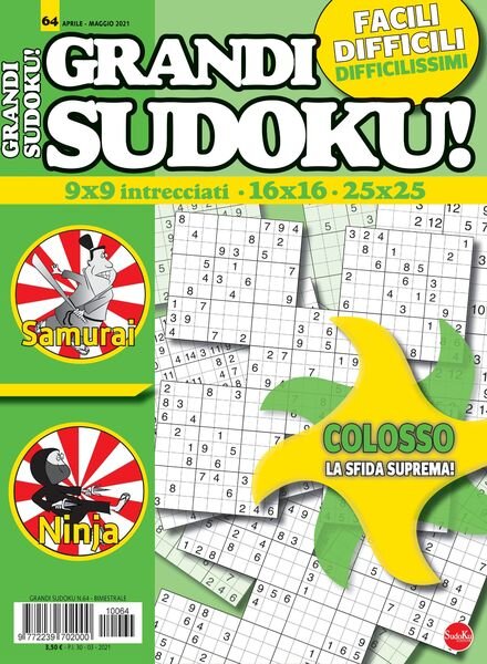 Grandi Sudoku – aprile 2021 Cover