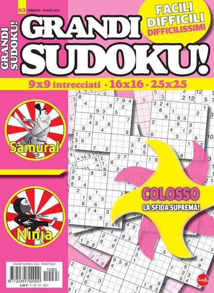 Grandi Sudoku – febbraio 2021 Cover