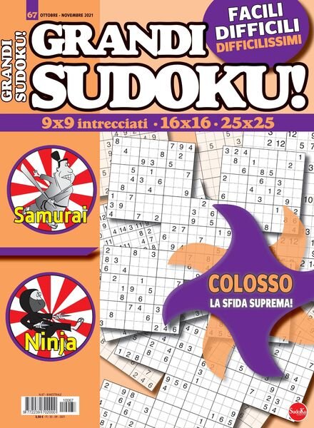 Grandi Sudoku – ottobre 2021 Cover