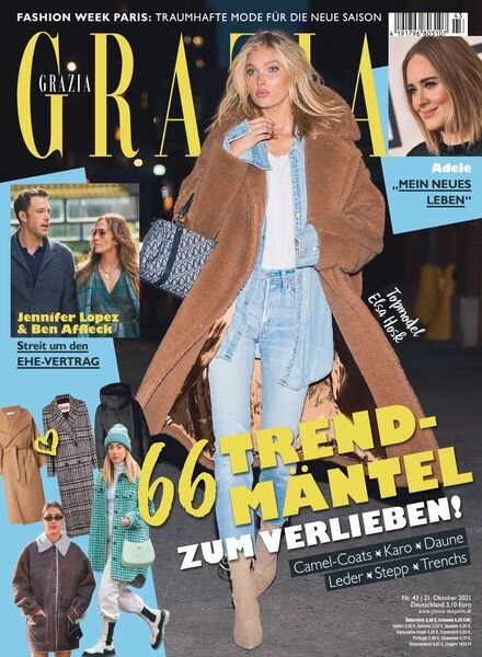 GRAZIA Germany – 21 Oktober 2021 Cover