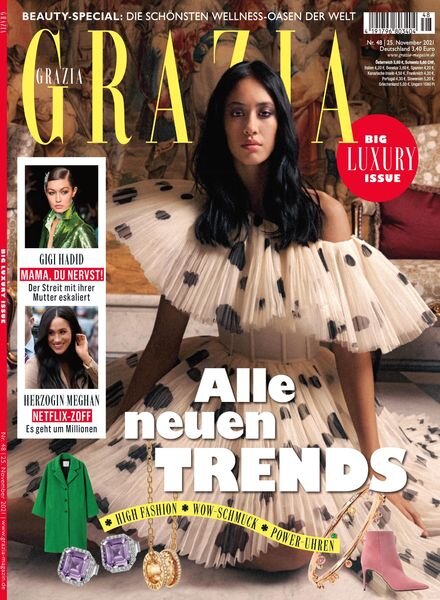 GRAZIA Germany – 25 November 2021 Cover