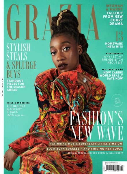 Grazia UK – 16 November 2021 Cover