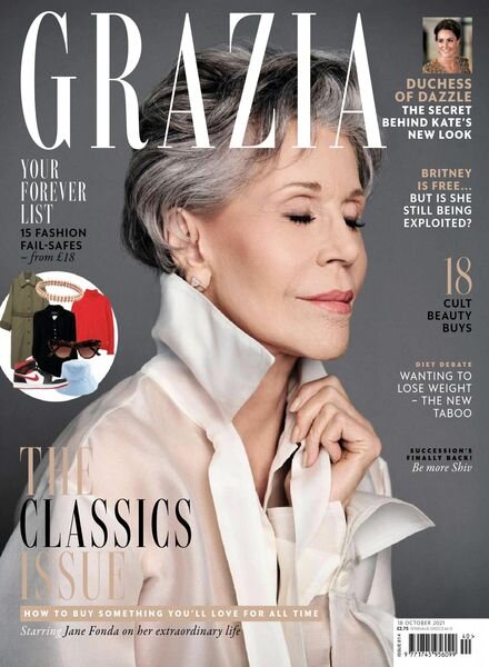 Grazia UK – 18 October 2021 Cover