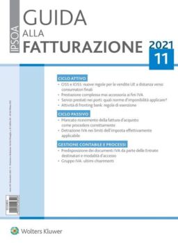 Guida alla Fatturazione – Novembre 2021