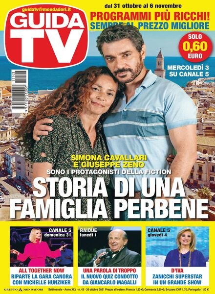 GuidaTV – 26 ottobre 2021 Cover