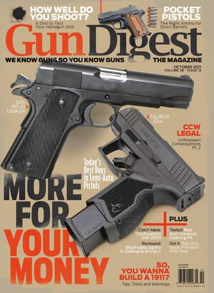 Gun Digest – October 2021 Cover