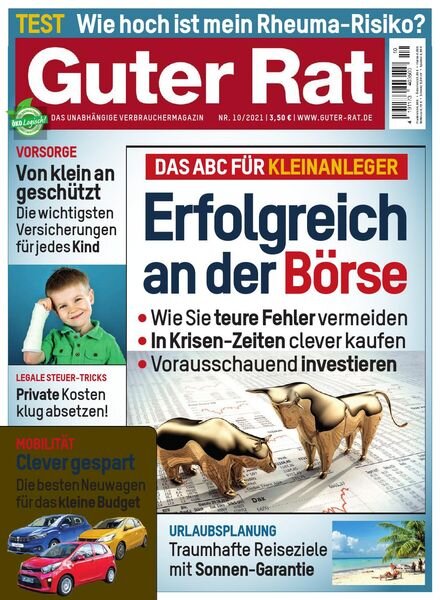 Guter Rat – Oktober 2021 Cover