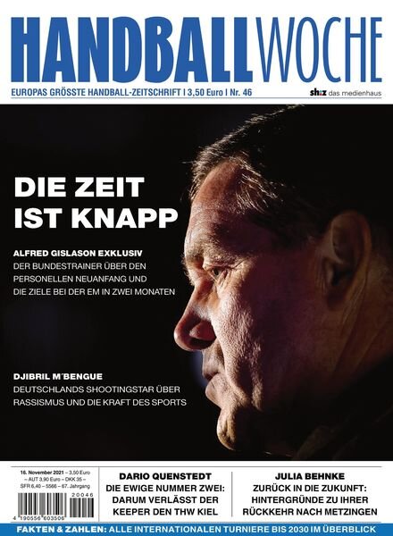 Handballwoche – 16 November 2021 Cover