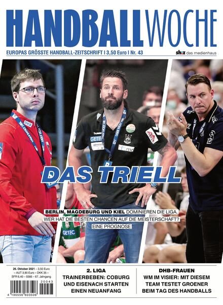 Handballwoche – 26 Oktober 2021 Cover