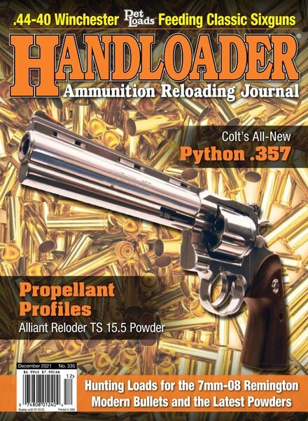 Handloader – December 2021 Cover