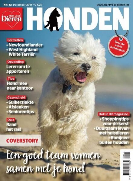 Hart voor Dieren – december 2021 Cover