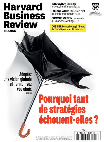 Harvard Business Review France – Octobre-Novembre 2021 Cover