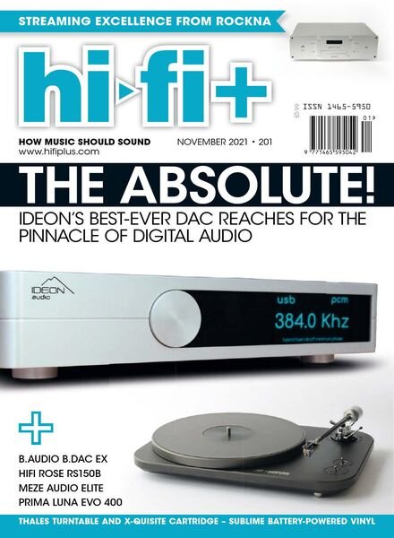 Hi-Fi+ – Issue 201 – November 2021 Cover