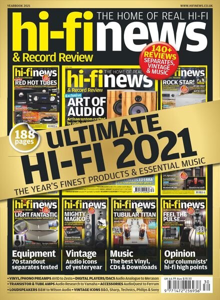 Hi-Fi News – Yearbook 2021 Cover