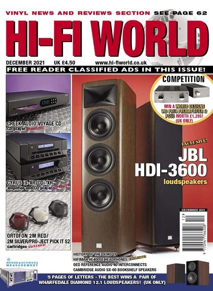 Hi-Fi World – December 2021 Cover