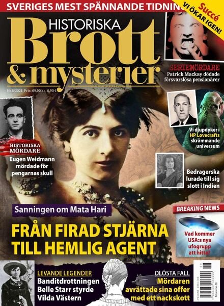 Historiska Brott & Mysterier – oktober 2021 Cover