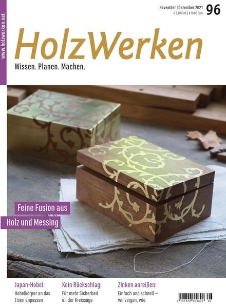 HolzWerken – November-Dezember 2021 Cover