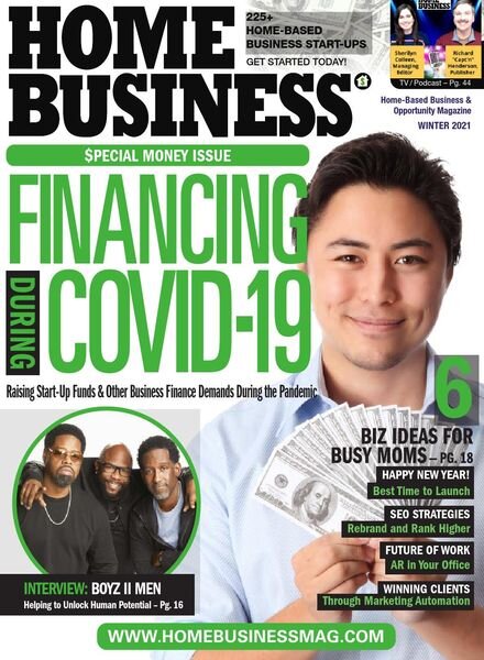 Home Business Magazine – Winter 2021 Cover