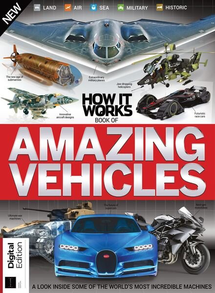 How it Works – Book of Amazing Vehicles – November 2021 Cover