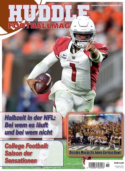 HUDDLE – November 2021 Cover