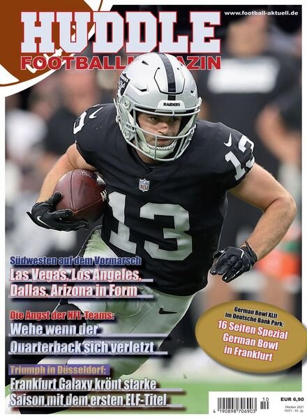 HUDDLE – Oktober 2021 Cover