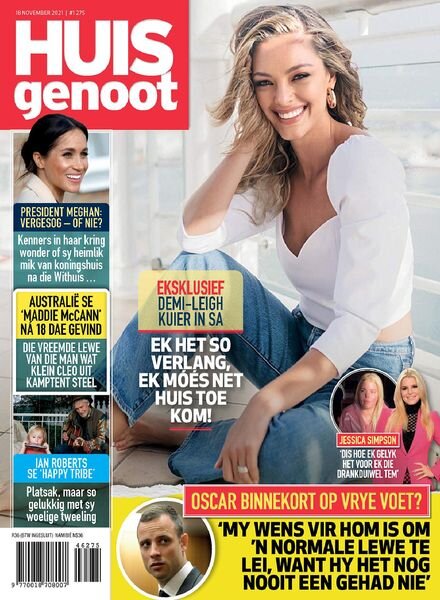 Huisgenoot – 18 November 2021 Cover