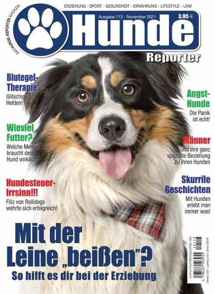 Hunde-Reporter – 29 Oktober 2021 Cover