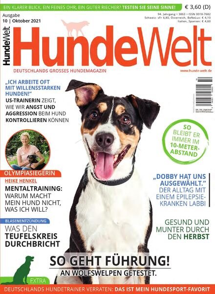 HundeWelt – Oktober 2021 Cover