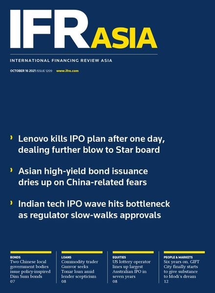 IFR Asia – October 16, 2021 Cover