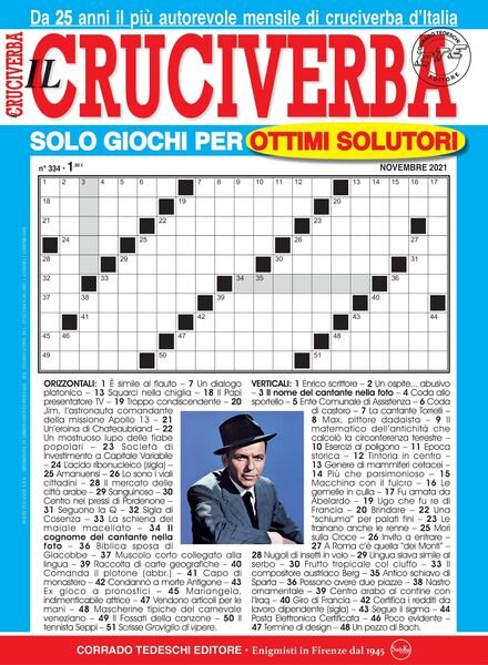 Il Cruciverba – novembre 2021 Cover