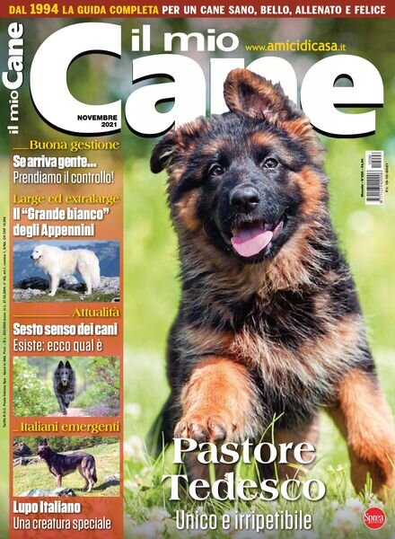 Il Mio Cane – novembre 2021 Cover