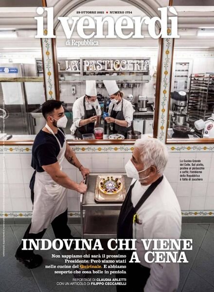 Il Venerdi di Repubblica – 29 Ottobre 2021 Cover