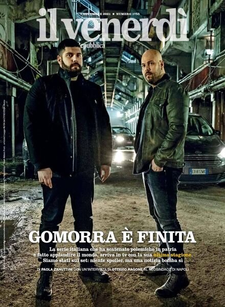 Il Venerdi di Repubblica – 5 Novembre 2021 Cover
