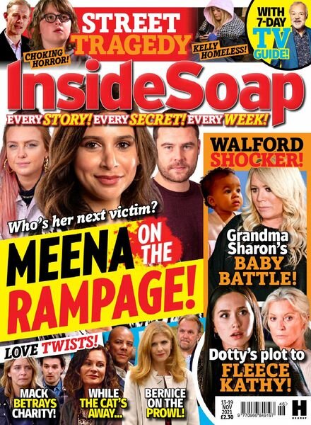 Inside Soap UK – 13 November 2021 Cover