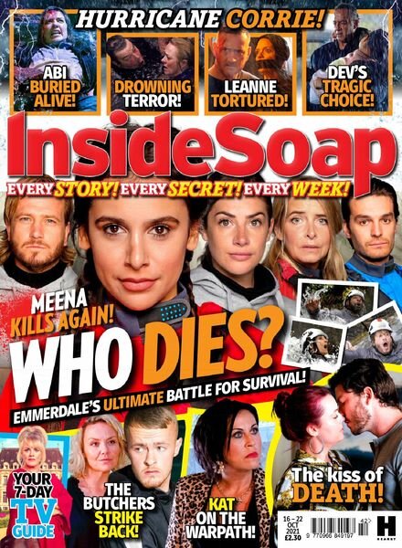 Inside Soap UK – 16 October 2021 Cover
