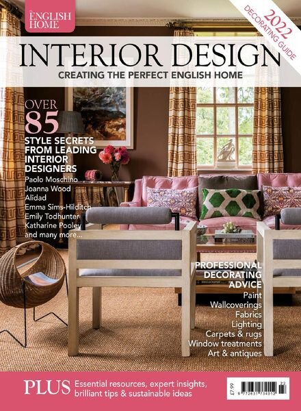 Interior Design – 2020 Creating the Perfect English Home – November 2021 Cover