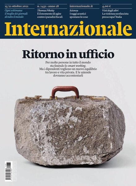 Internazionale – 15 Ottobre 2021 Cover
