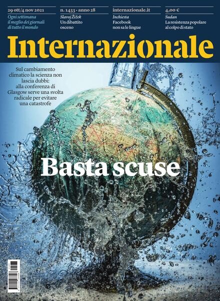 Internazionale – 29 Ottobre 2021 Cover