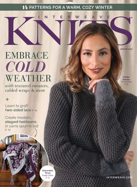 Interweave Knits – October 2021 Cover