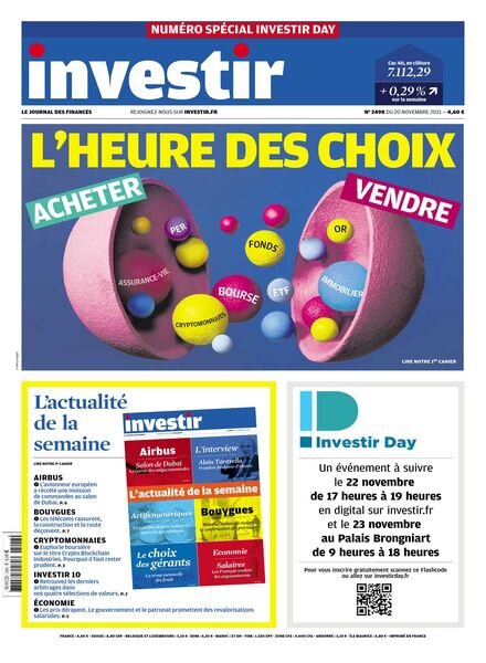 Investir – 20 Novembre 2021 Cover