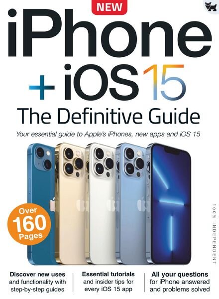 iPhone + iOS 15 The Definitive Guide – September 2021 Cover