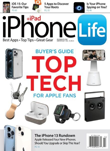 iPhone Life Magazine – October 2021 Cover