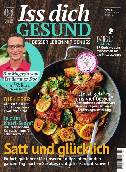 Iss Dich Gesund – 15 November 2019 Cover