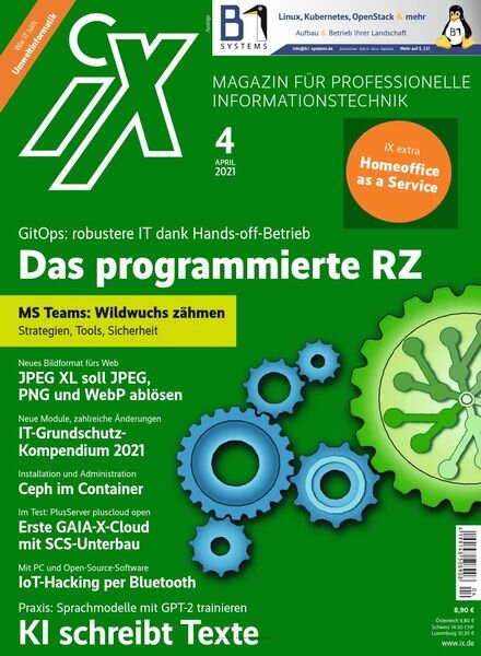 iX Magazin – April 2021 Cover