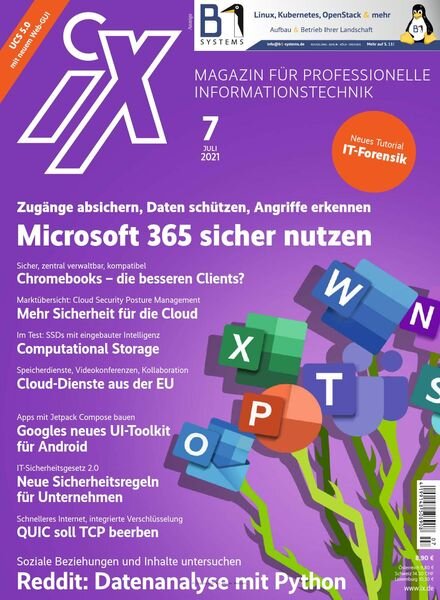 iX Magazin – Juli 2021 Cover