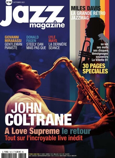 Jazz Magazine – Octobre 2021 Cover