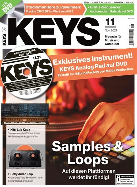 KEYS – November 2021 Cover