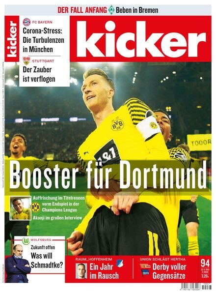 Kicker – 22 November 2021 Cover