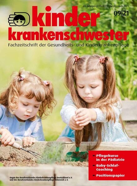 Kinderkrankenschwester – September 2021 – September 2021 Cover