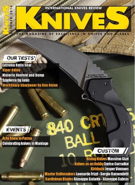 Knives International Review – N0 – October 2014 Cover